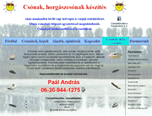 Tablet Screenshot of csonakkeszites.hu
